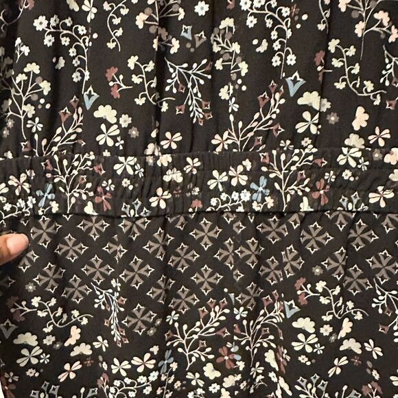 Ted Baker Women 1 4 Jumpsuit Marcila Hazel Halter Neck Wide Leg Black Multi New - Picture 8 of 15